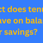 What impact does tenure reduction have on balance transfer savings